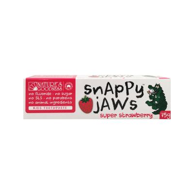 Nature's Goodness Snappy Jaws Toothpaste Super Strawberry 75g